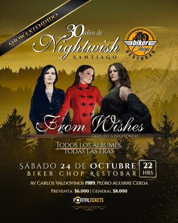 TRIBUTO A NIGHTWISH EN BIKER CHOP