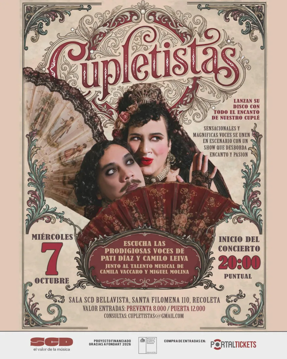 CUPLETISTAS EN SALA SCD BELLAVISTA