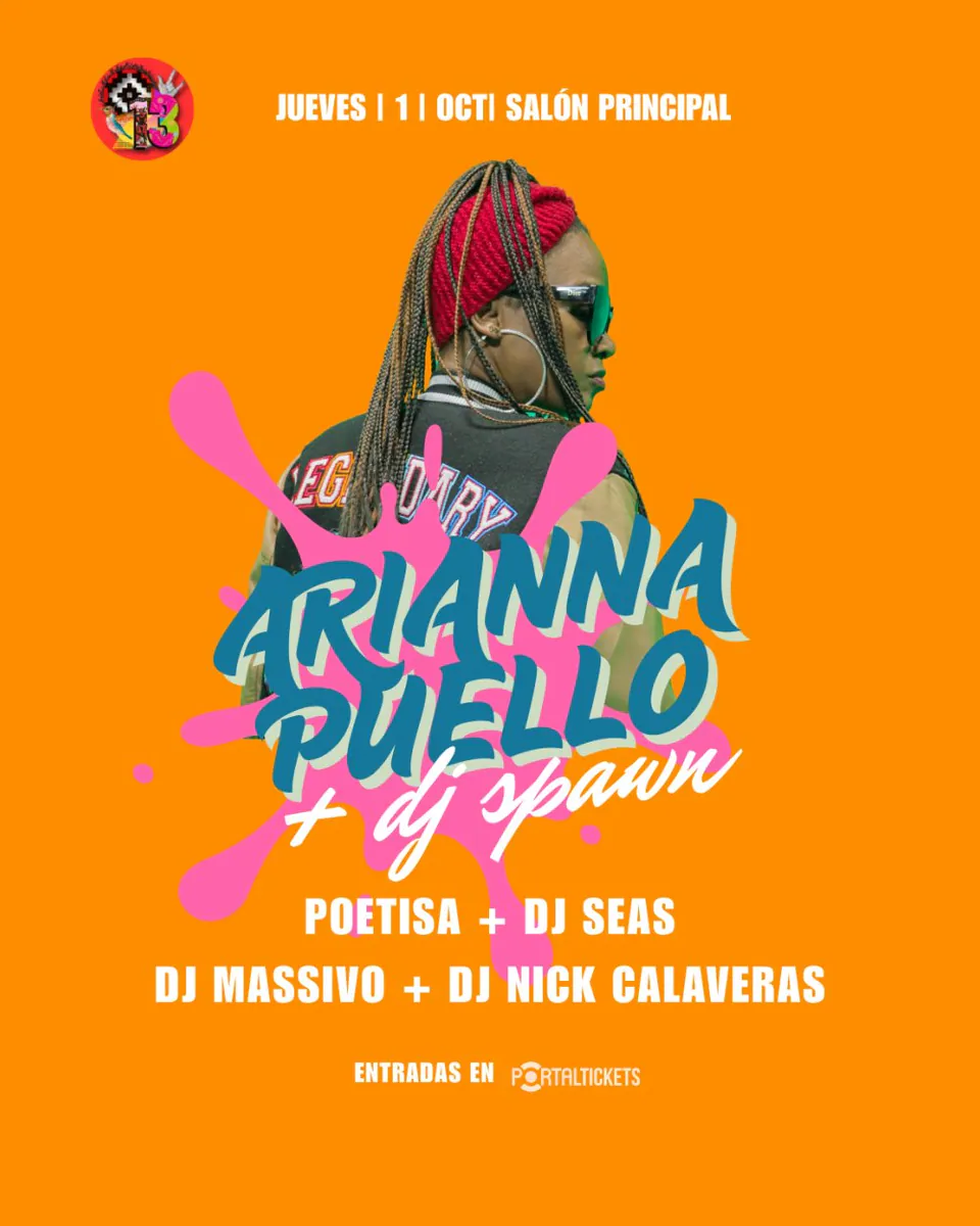 ARIANNA PUELLO & DJ SPAWN + POETISA & DJ SEAS + DJ NICK CALAVERAS + DJ MASSIVO EN CASA DE SALUD, CONCEPCIÓN