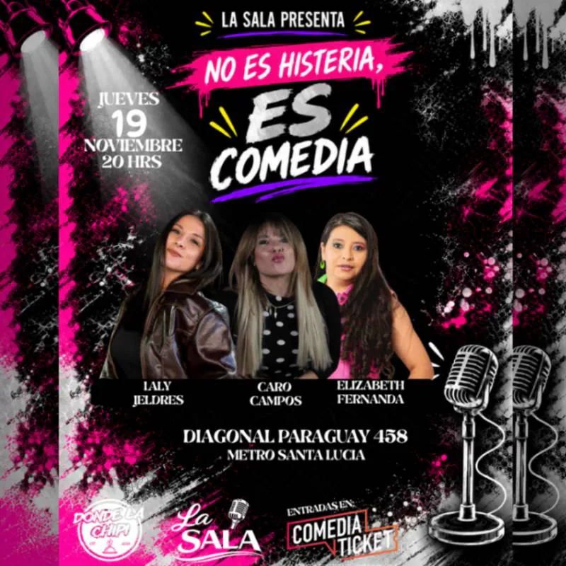 NO ES HISTERIA, ES COMEDIA