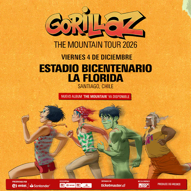 GORILLAZ - The Mountain Tour 2026