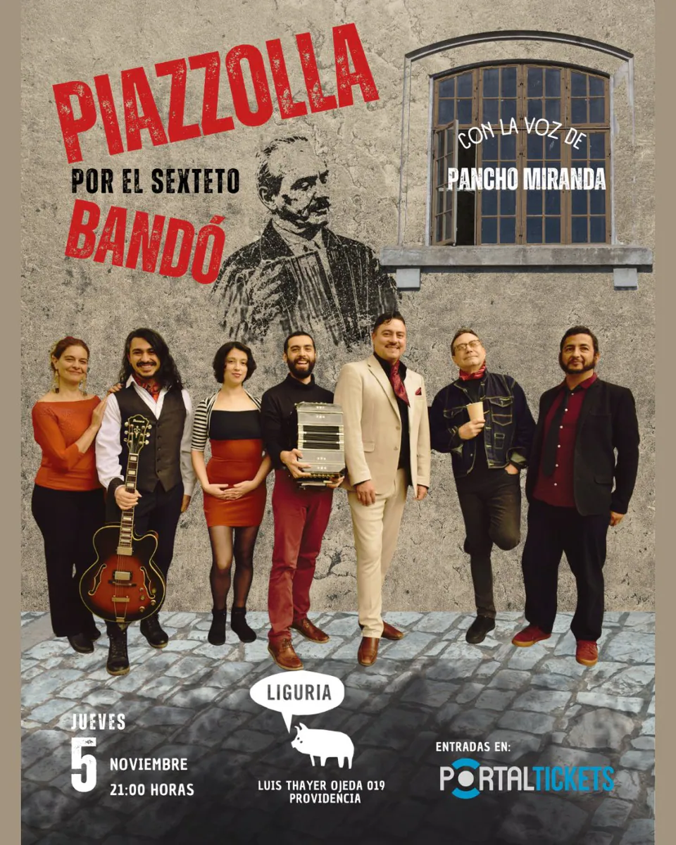 PIAZZOLLA POR EL SEXTETO BANDÓ EN BAR LIGURIA