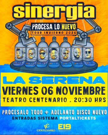 SINERGIA EN TEATRO VIVE CENTENARIO, LA SERENA