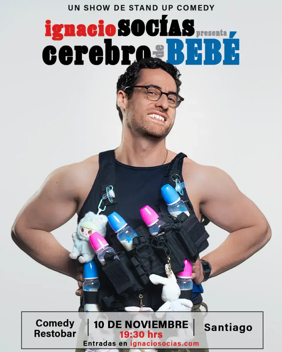 IGNACIO SOCIAS 10 NOVIEMBRE 19:30 HRS. COMEDY RESTOBAR