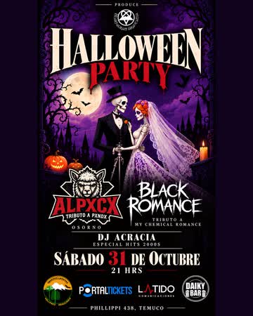 HALLOWEEN PARTY EN DAIKY BAR, TEMUCO