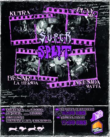 SUPER SPLIT EN PANIC HOUSE, VALPARAÍSO
