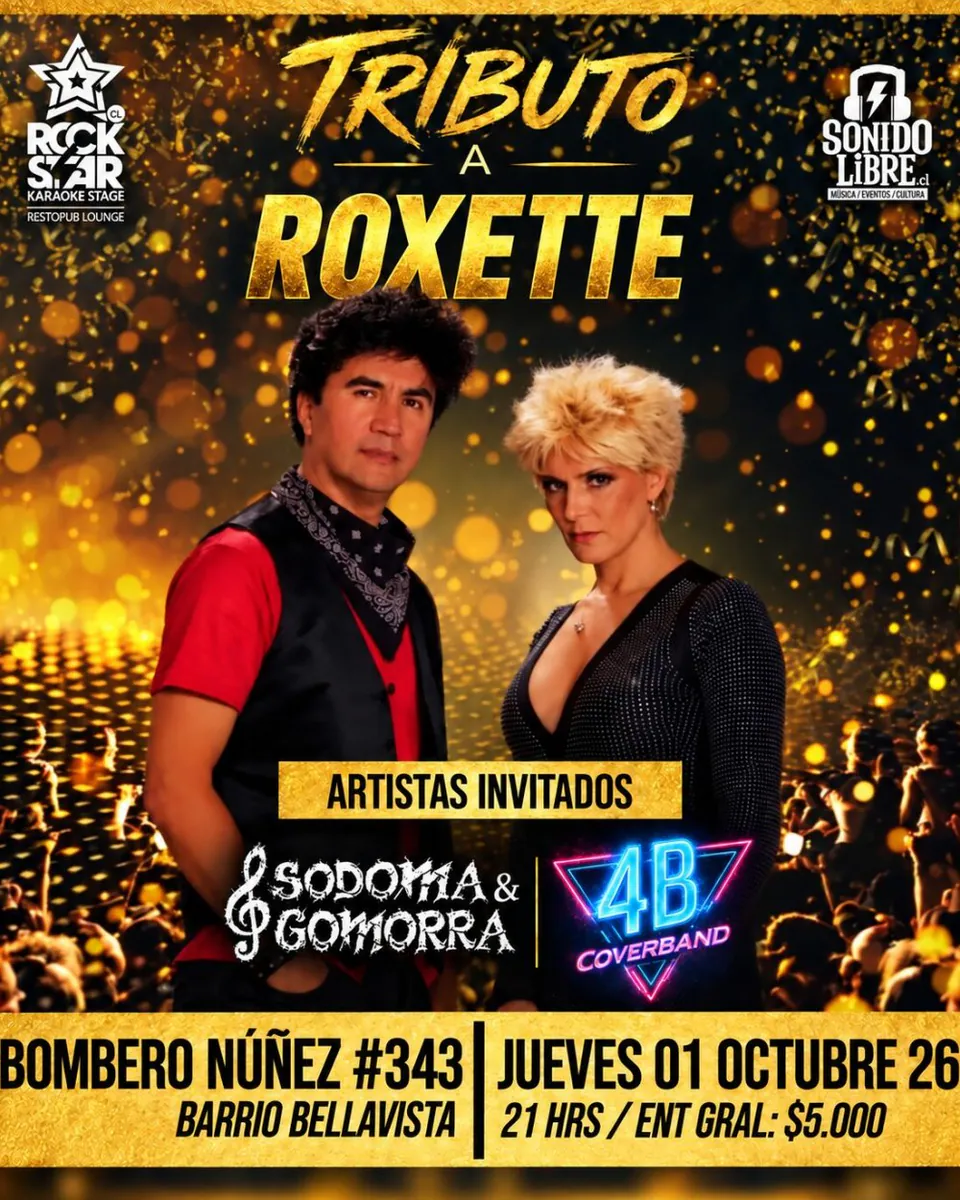 TRIBUTO A ROXETTE EN ROCKSTAR STAGE