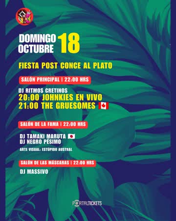 DOMINGO 18 DE OCT EN CASA DE SALUD, CONCEPCIÓN