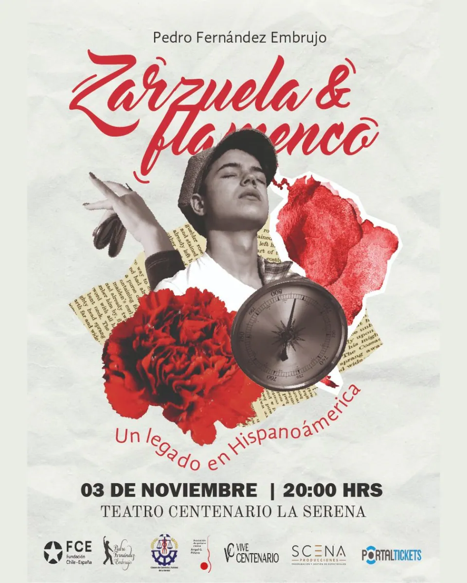 PEDRO FERNÁNDEZ EMBRUJO: ZARZUELA & FLAMENCO EN TEATRO CENTENARIO, LA SERENA