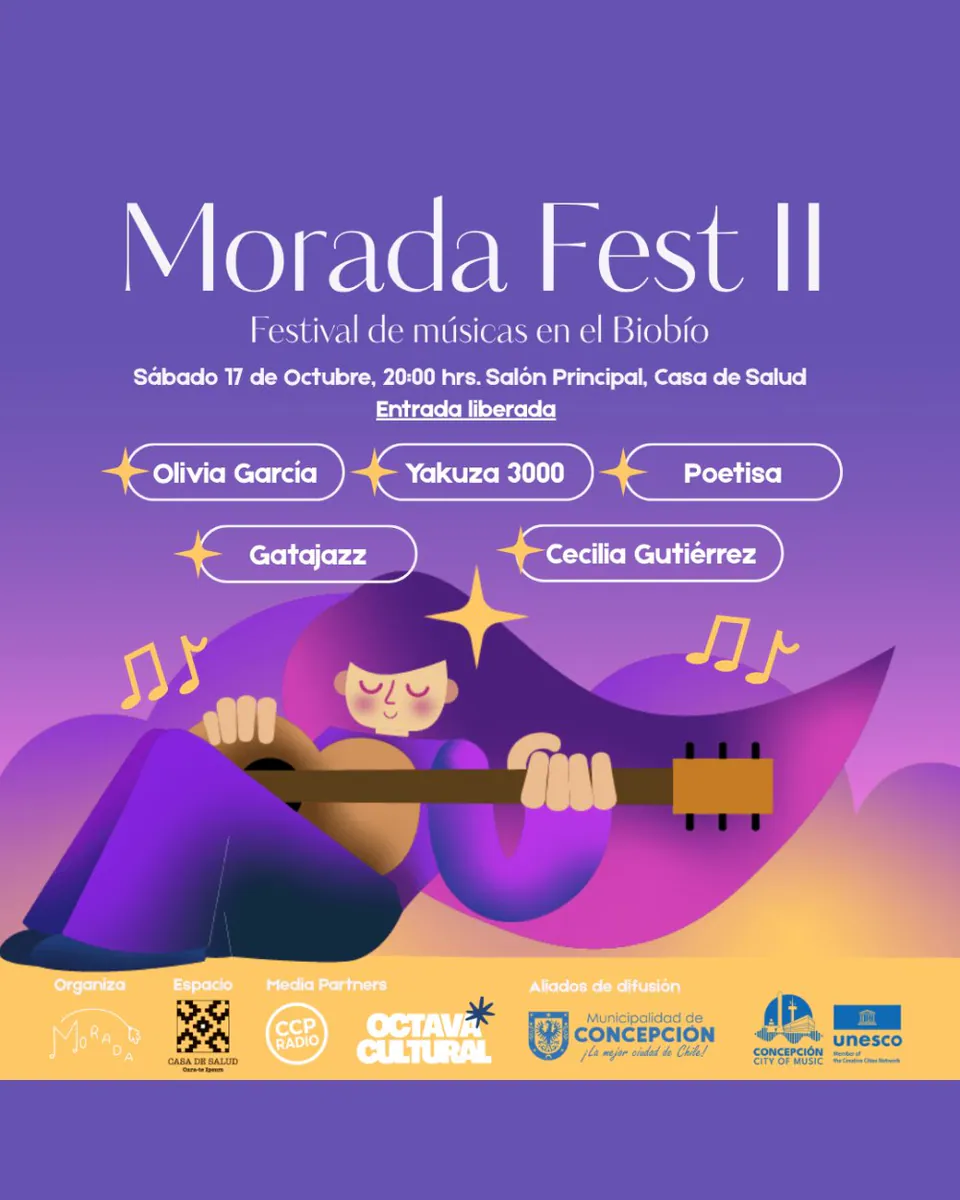 MORADA FEST II EN CASA DE SALUD, CONCEPCIÓN