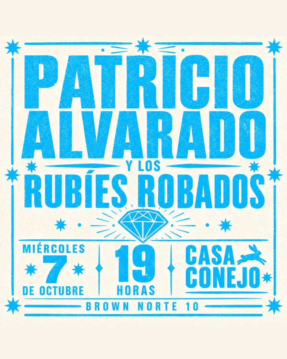 PATRICIO ALVARADO Y LOS RUBÍES ROBADOS EN CASA CONEJO
