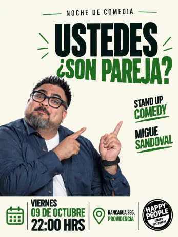 Ustedes ¿Son pareja? – viernes 09 octubre (+18)