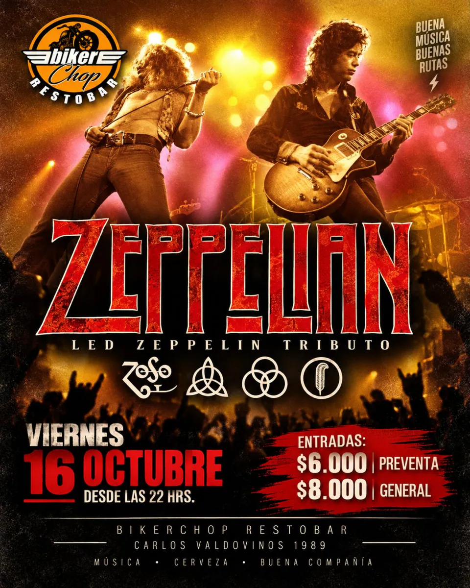 TRIBUTO A LED ZEPPELIN EN BIKER CHOP