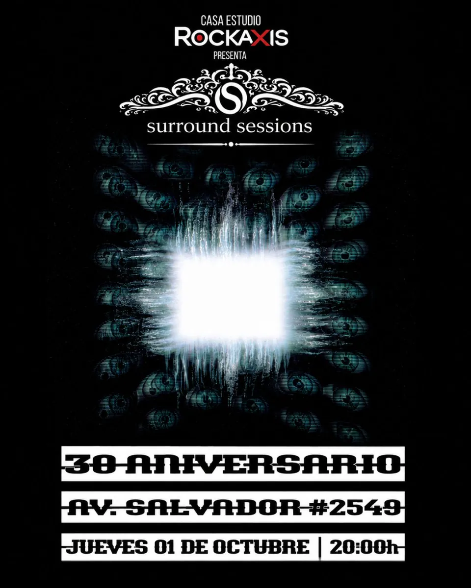 SURROUND SESSIONS: TOOL - ÆNIMA 30 ANIVERSARIO (2DA FECHA) EN CASA ESTUDIO ROCKAXIS (agotado)