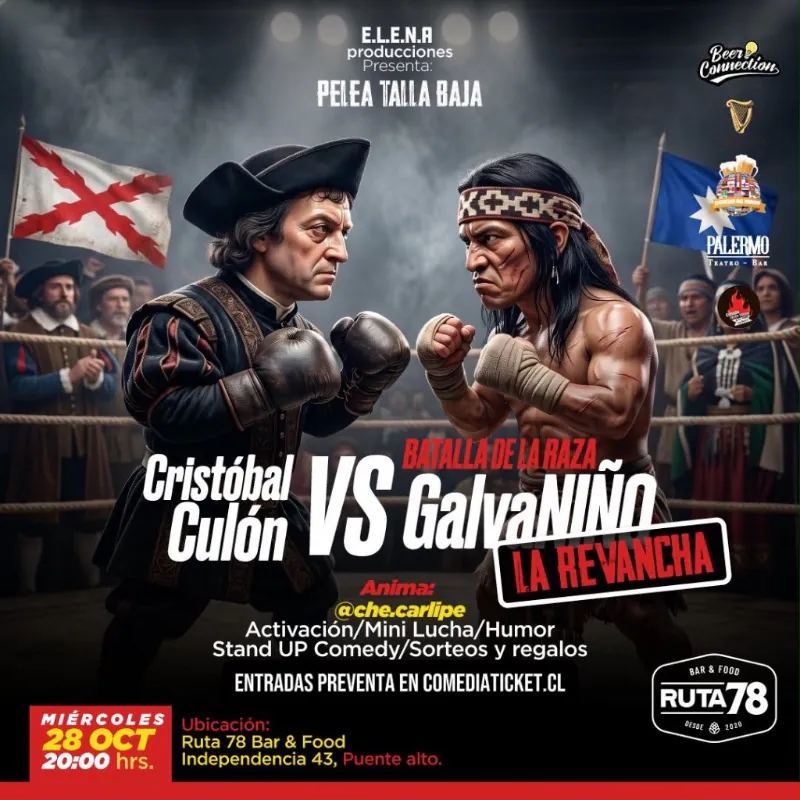 Pelea Talla Baja - Cristóbal Culón vs GalvaNIÑO - La Revancha
