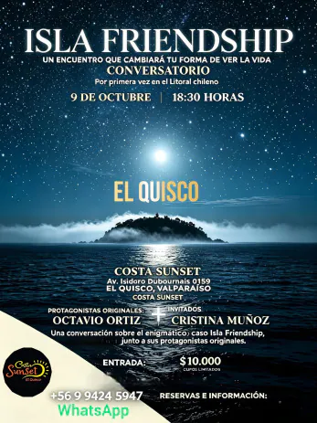 Conversatorio Isla Friendship junto a los protagonistas reales de este caso ufológico