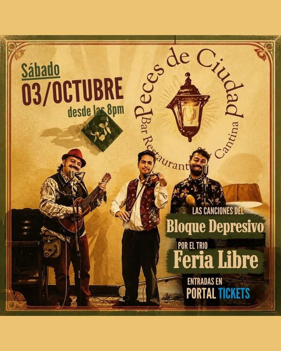 TRIBUTO AL BLOQUE DEPRESIVO EN PECES DE CIUDAD