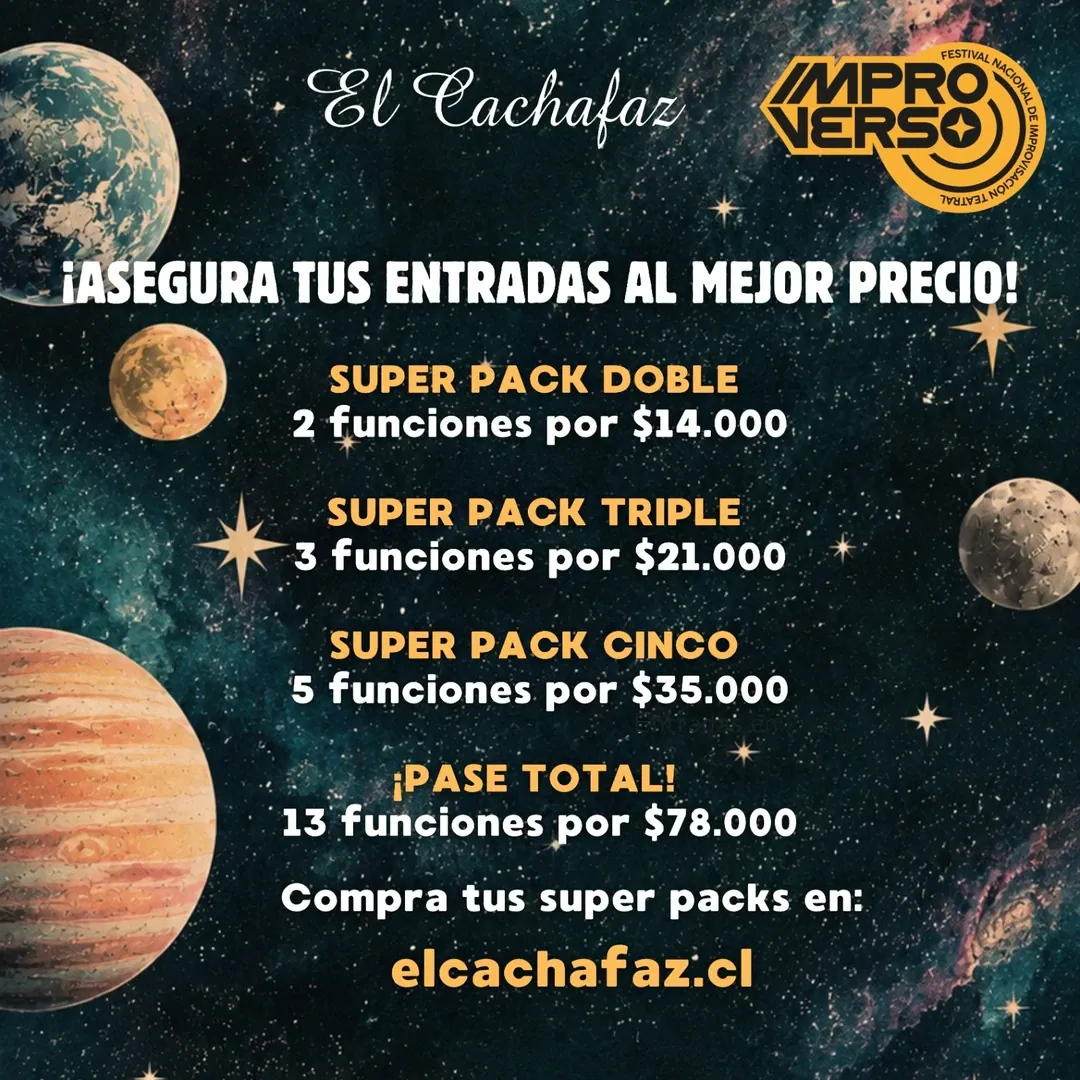 Festival de Impro -Pack Doble - (2 funciones x $14.000)